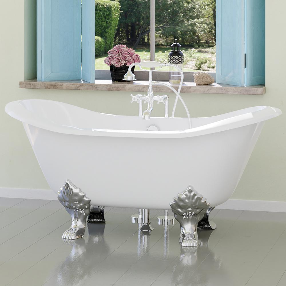 cast iron slipper clawfoot tub