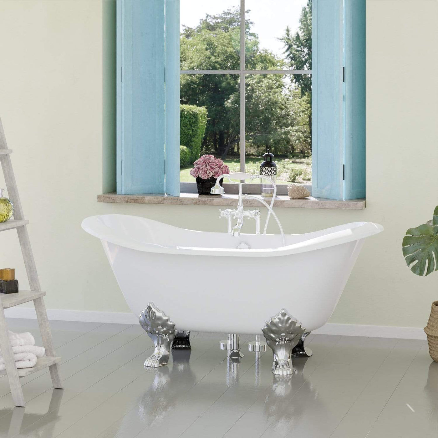 steel clawfoot tub