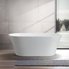 62" Karzen Freestanding Tub with Drain - No Overflow