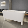 67" Clancy Resin Rectangular Tub with Feet