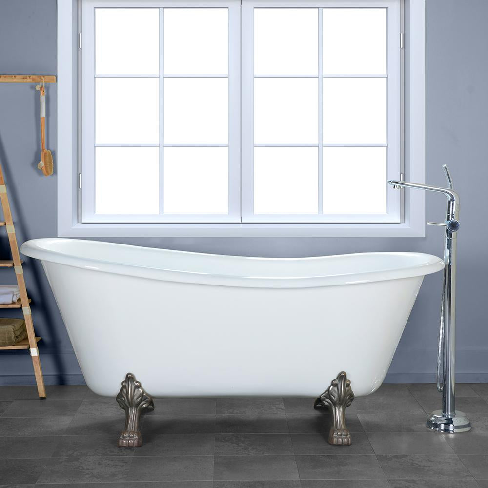 cast iron slipper clawfoot tub