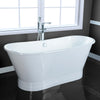 Picture of 67" Tomball Cast Iron Skirted Bateau Tub