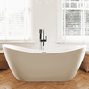 71" Carzer Acrylic Double-Slipper Freestanding Tub