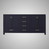 72" Romani Vanity Cabinet for Rectangular Undermount Sink - Navy Blue