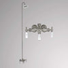 Antique-Style Diverter Tub Faucet with Sunflower Shower Head