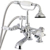 Aquapod Deck-Mount Tub Faucet with Hand Shower