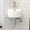 Picture of Aza Vitreous China Corner Wall-Mount Sink