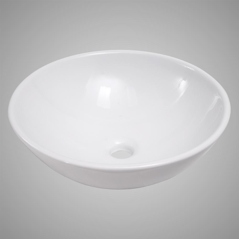 Barrie Vitreous China Round Vessel Sink Magnus Home Products