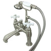 Bebbenpon Deck-Mount Tub Faucet with Hand Shower