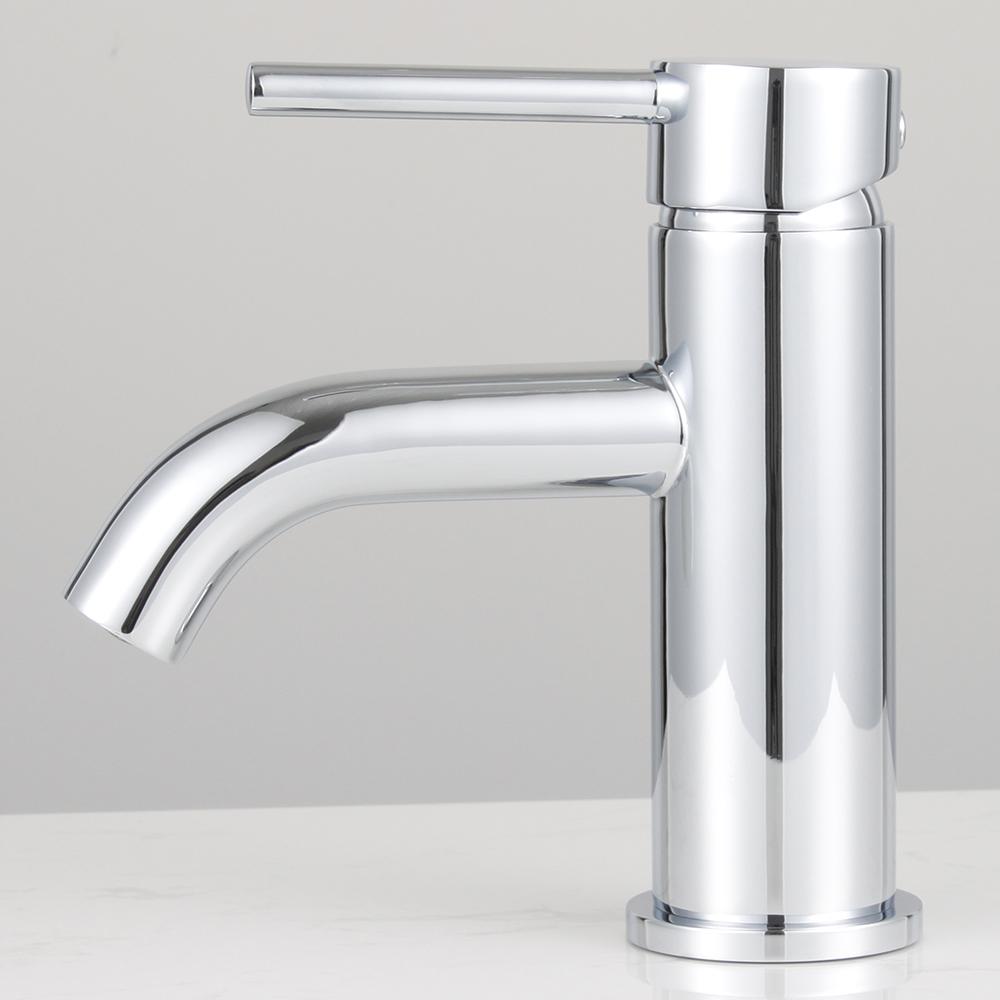 Benton Arched Spout Single Hole Bathroom Faucet Magnus Home Products