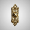 Cast Brass Ornate Doorbell