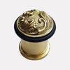 Picture of Cast Brass Scrolled Design Doorstop - Pattern 1