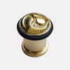 Picture of Cast Brass Scrolled Design Doorstop - Pattern 3