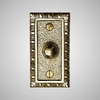 Cast Brass Textured Doorbell