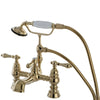 Cenken Deck-Mount Tub Faucet with Hand Shower