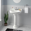 Dawson 100 Vitreous China Pedestal Sink