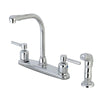 Domenico Bridge Kitchen Faucet with Sprayer