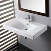 Drake Vitreous China Wall-Mount Bathroom Sink