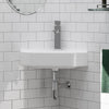 Picture of Elga Vitreous China Corner Wall-Mount Bathroom Sink