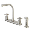 Emanuele Bridge Kitchen Faucet with Sprayer