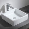 Eveleth Vitreous China Square Vessel Sink