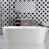 Garzer Acrylic Freestanding Tub with Integral Drain and Overflow