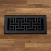 Geometric Cast Iron Floor Register