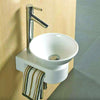 Picture of Gildas Vitreous China Vessel Sink with 9" Rounded End Base