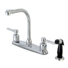 Giuseppe Bridge Kitchen Faucet with Sprayer