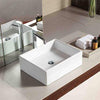 Gleason Vitreous China Rectangular Vessel Sink