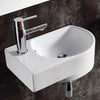 Picture of Glidden Vitreous China Wall-Mount Bathroom Sink - Left Side Faucet Drilling