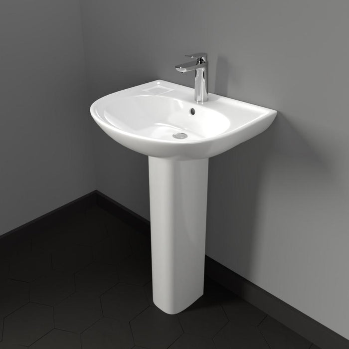 Grafton 100 Vitreous China Pedestal Sink — Magnus Home Products