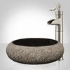 Picture of Haskell Marble Vessel Sink - Black