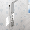 Helma Pressure Balance Stainless Steel Shower Panel with Hand Shower
