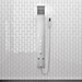 Helma Pressure Balance Stainless Steel Shower Panel with Hand Shower