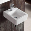 Inger Vitreous China Wall-Mount Bathroom Sink