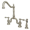 Jebley Bridge Kitchen Faucet with Brass Sprayer