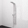 Jedida Pressure Balance Stainless Steel Shower Panel with Hand Shower - Brushed Finish