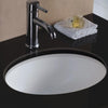 Picture of Jefferson Vitreous China Oval Undermount Sink - White