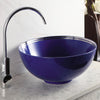 Picture of Jericho Vitreous China Vessel Sink - Cobalt Blue