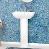 Jesup 100 Vitreous China  Pedestal Sink