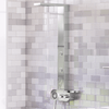 Kiden Pressure Balance Stainless Steel Shower Panel with Hand Shower - Polished Finish