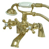 Kigensard Deck-Mount Tub Faucet with Hand Shower