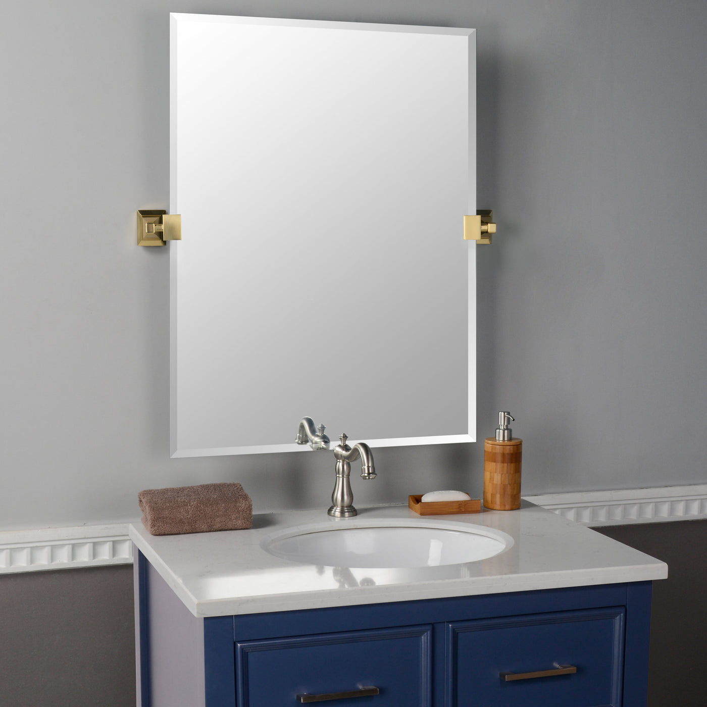 Lantry Rectangular Tilting Mirror Magnus Home Products