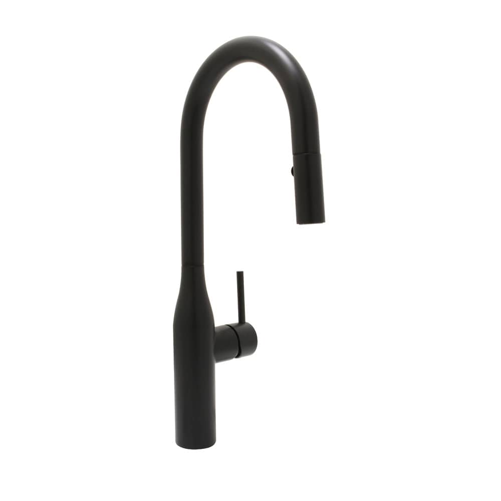 LENNOX - II Matte Black Brass Kitchen Faucet - Handles & More