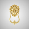 Lion Design Door Knocker