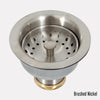 Picture of Long Shank Strainer Basket Sink Drain with Lift-Style Stopper - 3 1/2"
