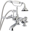 Loppenfard Deck-Mount Tub Faucet with Hand Shower