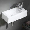 Lublin Vitreous China Wall-Mount Bathroom Sink - Right Side Faucet Drilling
