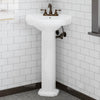 Picture of Meade Vitreous China Corner Pedestal Sink